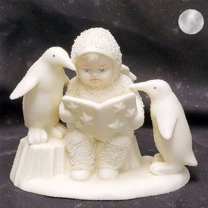 Snowbabies Winter Tales READ ME A STORY Penguins Department56 Original Box 79456